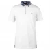 Мужская футболка поло Pierre Cardin Short Sleeve Check Collar Polo Mens White