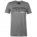 Мужская футболка с коротким рукавом adidas New Box Linear Men's T-shirt Grey5/Blk/Wht