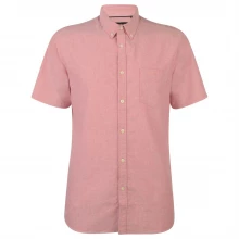 Мужская рубашка Pierre Cardin Short Sleeve Oxford Shirt Mens