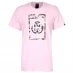 Мужская футболка с коротким рукавом adidas Camo Men's T-shirt Pink/Blk/Grey