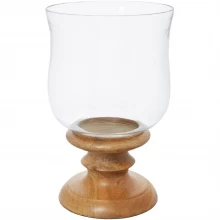 Linea Wooden Votive Candle Holder Small