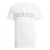 Детская футболка adidas Logo T Shirt Junior White/Black Lin