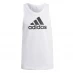 Детская футболка adidas Logo Vest Mens White/Black