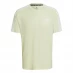 Мужская футболка с коротким рукавом adidas Classic 3 Stripe Sereno T Shirt Mens Almost Lime
