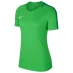 Женская футболка Nike Academy T Shirt Ladies Green
