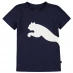 Детская футболка Puma Big Cat QT T Shirt Junior Boys Navy