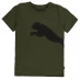 Детская футболка Puma Big Cat QT T Shirt Junior Boys Forest Night