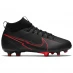 Nike Mercurial Superfly Academy DF Junior FG Football Boots Black/ChileRed