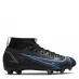 Nike Mercurial Superfly Academy DF Junior FG Football Boots Black/UnivBlue