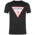 Мужская футболка с коротким рукавом Guess Logo T Shirt Jet Black