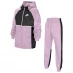 Nike Sportswear Big Kids' Woven Tracksuit Black/Pink