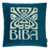 Biba Biba Logo Cushion Logo LegionBlue