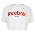 Женская футболка Reebok Linear Crop Top Ladies White