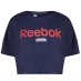 Женская футболка Reebok Linear Crop Top Ladies Heritage Navy