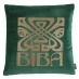 Biba Biba Logo Cushion Logo Emerald