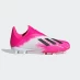adidas X 19.3 Laceless Childrens FG Football Boots White/ShockPink