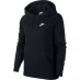 Женские штаны Nike Sportswear Essential Fleece Pullover Hoodie Womens Black/White