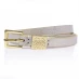Biba Leather Skinny Belt Gold