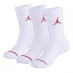 Шкарпетки Air Jordan 3 Pack Crew Socks Children's White