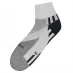 Balega Enduro V Quarter Length Socks Ladies White/Grey