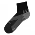 Balega Enduro V Quarter Length Socks Ladies Black/Charcoal