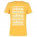 Мужская футболка с коротким рукавом adidas C90 T Shirt Mens Yellow/White