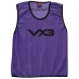 VX-3 Hi Viz Mesh Training Bibs Junior Purple