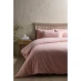 Homelife Jersey Reversible Duvet Set Blush Pink