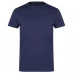 Мужская футболка с коротким рукавом Howick Crew Neck T-Shirt Indigo Marl