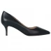 Женские туфли Linea Kitten Heel Shoes Black Leather