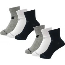 Шкарпетки New Balance 6 Pack Ankle Socks Unisex Juniors