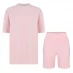 Женское платье Firetrap T Shirt And Shorts Set Ladies Pink