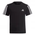 Мужская футболка с длинным рукавом adidas 3S Essentials T Shirt Infants Black/White