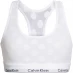 Жіноча білизна Calvin Klein Modern Cotton Logo Bralette White Dot