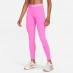 Детские штаны Nike Pro Women's Mid-Rise Mesh-Panelled Leggings Playful Pink