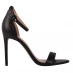 Женские босоножки Linea Strap High Heeled Sandals Black Leather