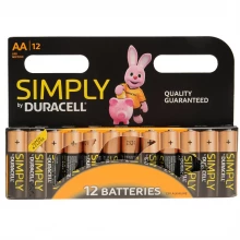 Duracell Simply 12 Pack AA Batteries