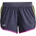 Женские шорты Under Armour Fly By 2 Shorts Womens Tempered Steel