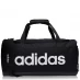 Мужская сумка adidas Linear Logo Small Duffel Bag Black/White