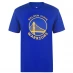 Мужская футболка с коротким рукавом NBA Logo T Shirt Mens Warriors