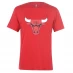 Мужская футболка с коротким рукавом NBA Logo T Shirt Mens Bulls
