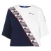 Женская футболка Champion Tape Crop T Shirt NVB/WHT BS538