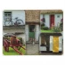 Ashwood 4 Pack Cork Back Place Mats and Coasters Cottages