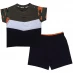 Firetrap Camo T-Shirt and Shorts Set Baby Boys Camo Blk/Orange