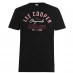 Мужская футболка с коротким рукавом Lee Cooper Cooper Logo T Shirt Mens Black