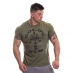 Мужская футболка с коротким рукавом Golds Gym Muscle Joe T-Shirt Mens Army