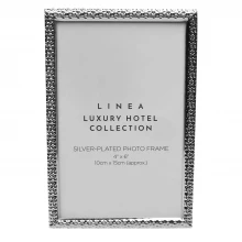 Hotel Collection Silver Plated Photo Frame