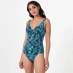 Закрытый купальник Biba Biba Icon Swimsuit With Tummy Control Tropical Print