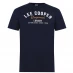 Мужская футболка с коротким рукавом Lee Cooper Cooper Logo T Shirt Mens Navy