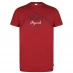 Мужская футболка с коротким рукавом Lee Cooper Cooper Logo T Shirt Red